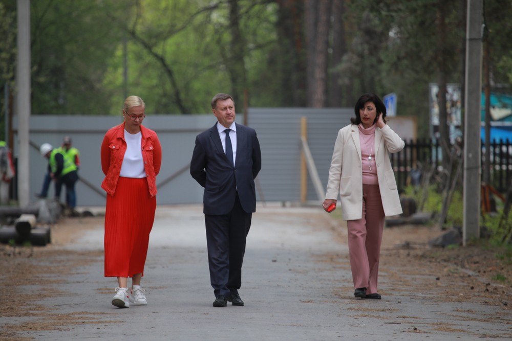 Благоустройство Заельцовского парка. Май 2021 года