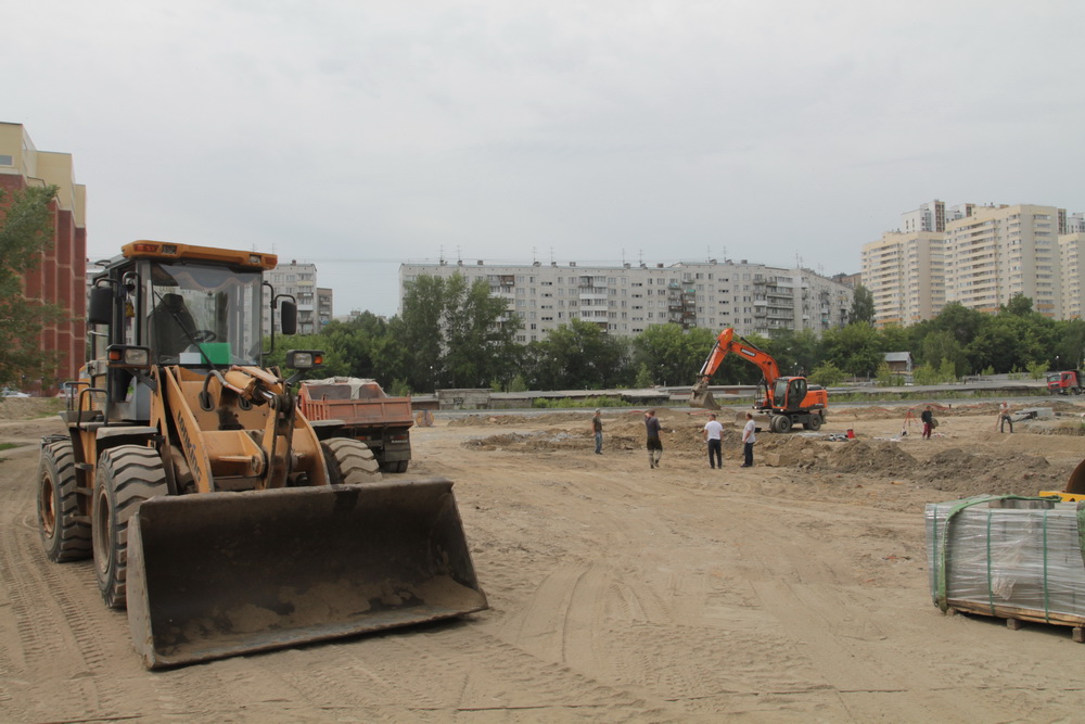 Будущий парк у Каменки. Июль 2023 года