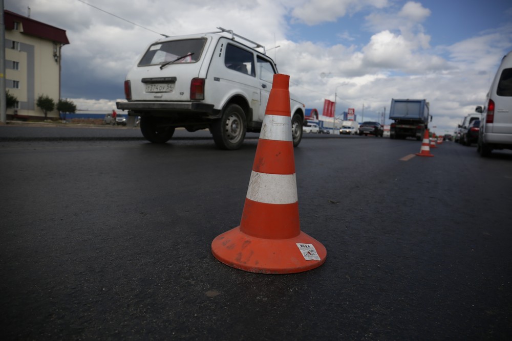 Реконструкция Гусинобродского шоссе (июль 2020 года)