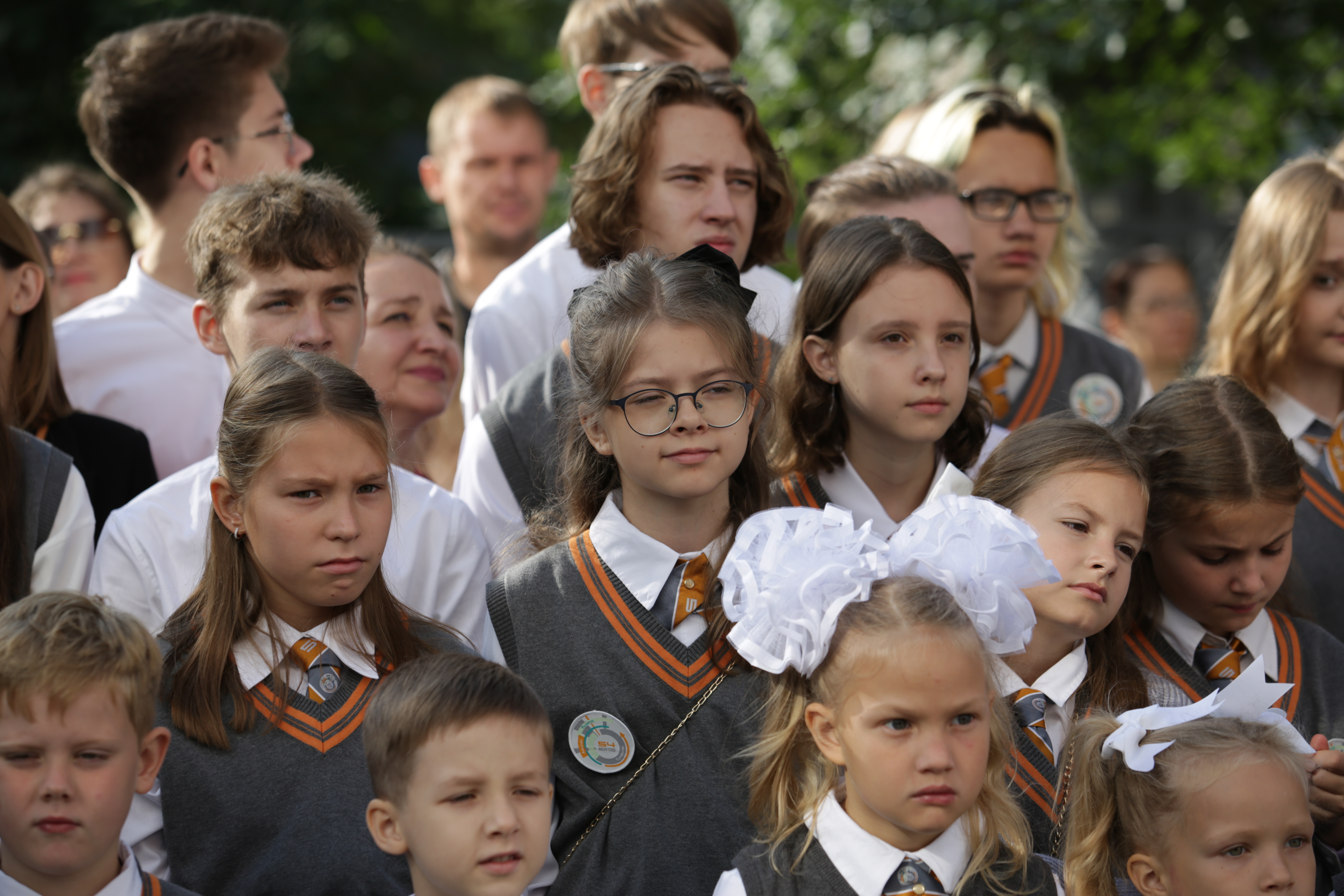 День знаний в новой школе №54