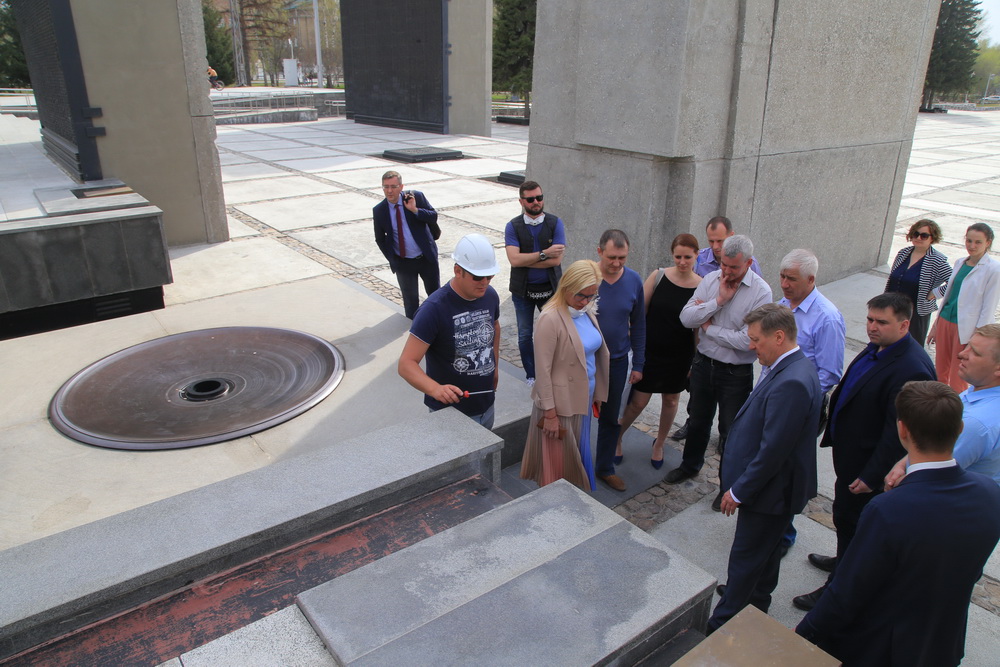 Монумент Славы. Апрель 2020 года