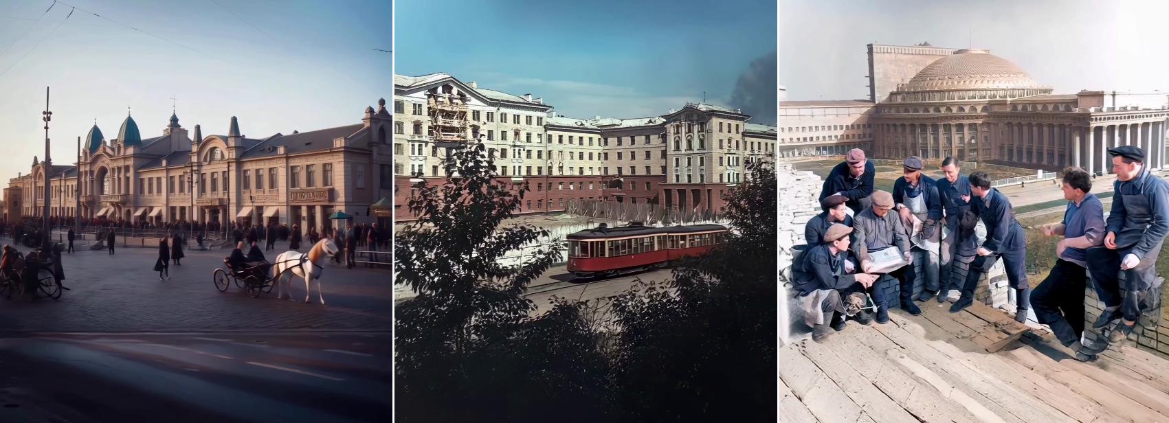 Искусственный интеллект оживил Новосибирск прошлых десятилетий