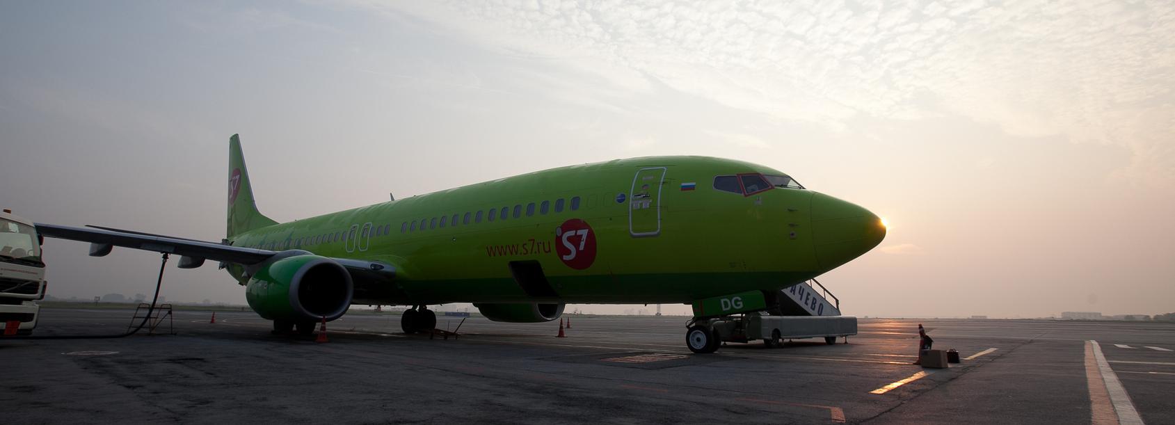 В Новосибирске самолёт S7 прервал полёт на скорости принятия решения