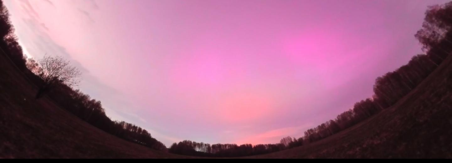 «Это было эпично»: видео полярного сияния над Новосибирской областью