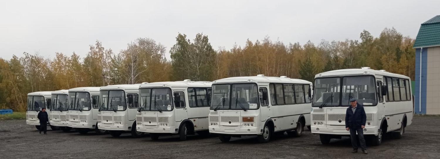 Рекордное число автобусов получат районы Новосибирской области