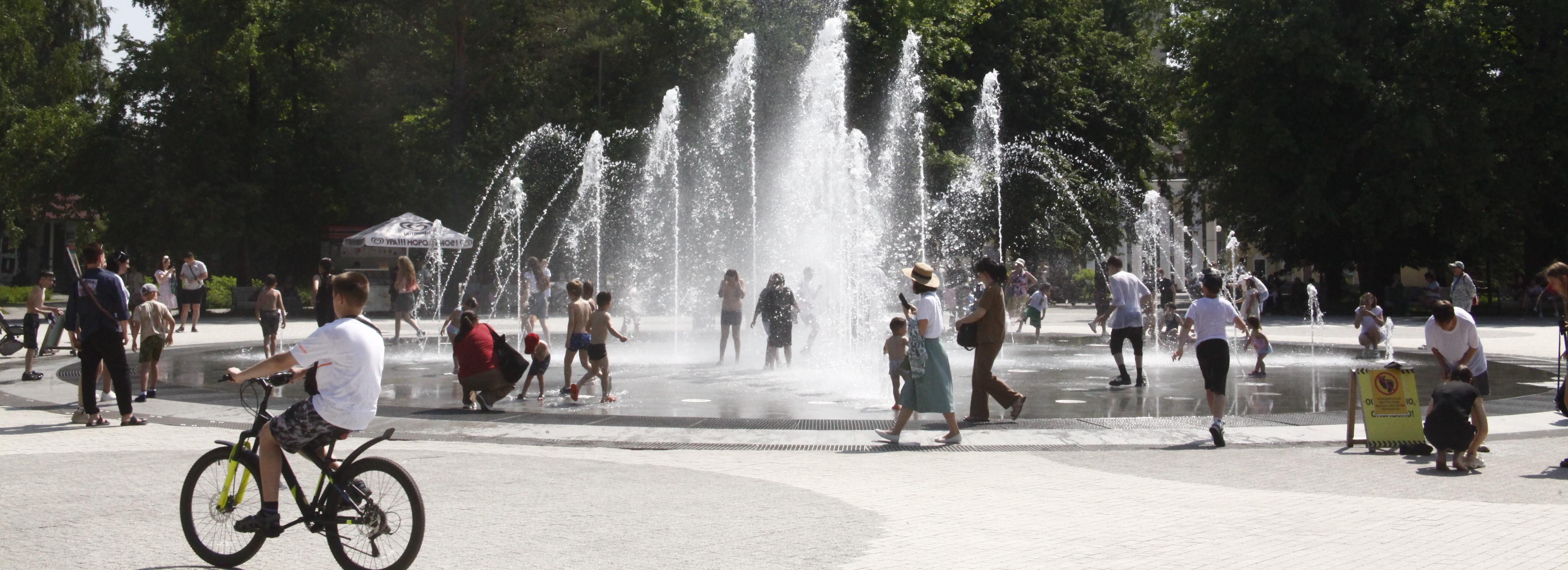 28 сентября фонтан в Центральном парке завершит работу в этом сезоне