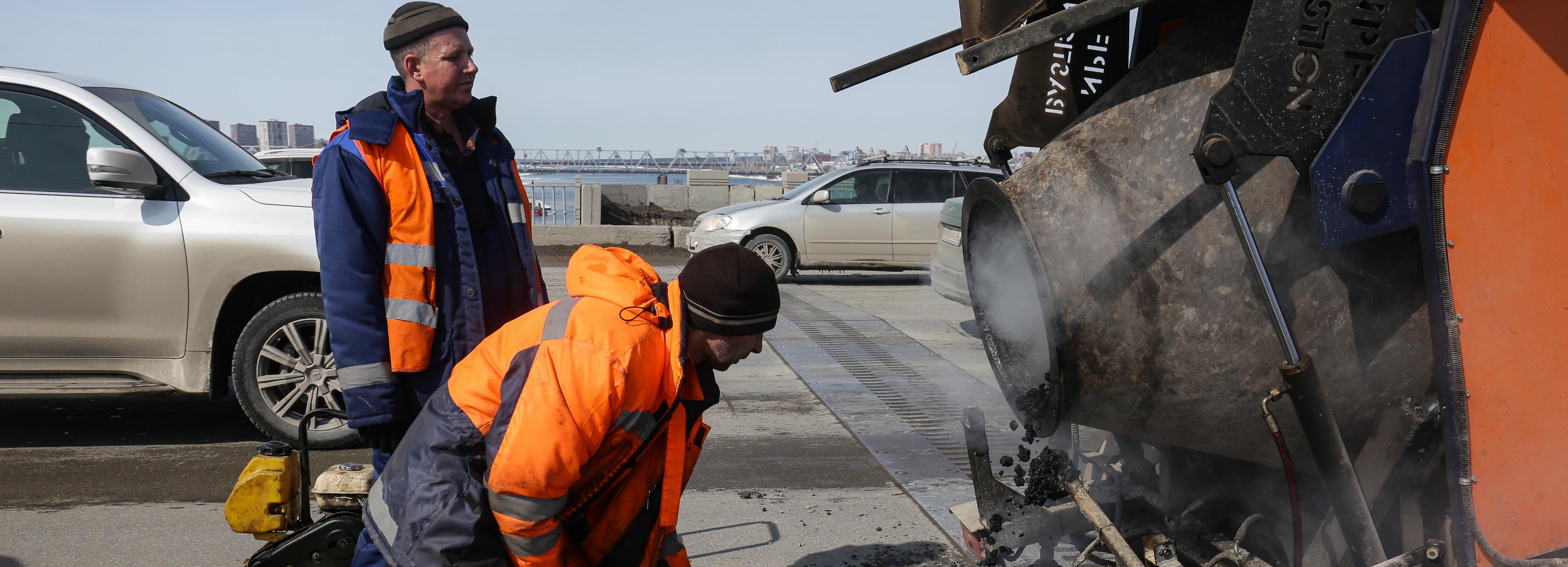 Весенний ремонт дорог: что такое рециклер и зачем он нужен