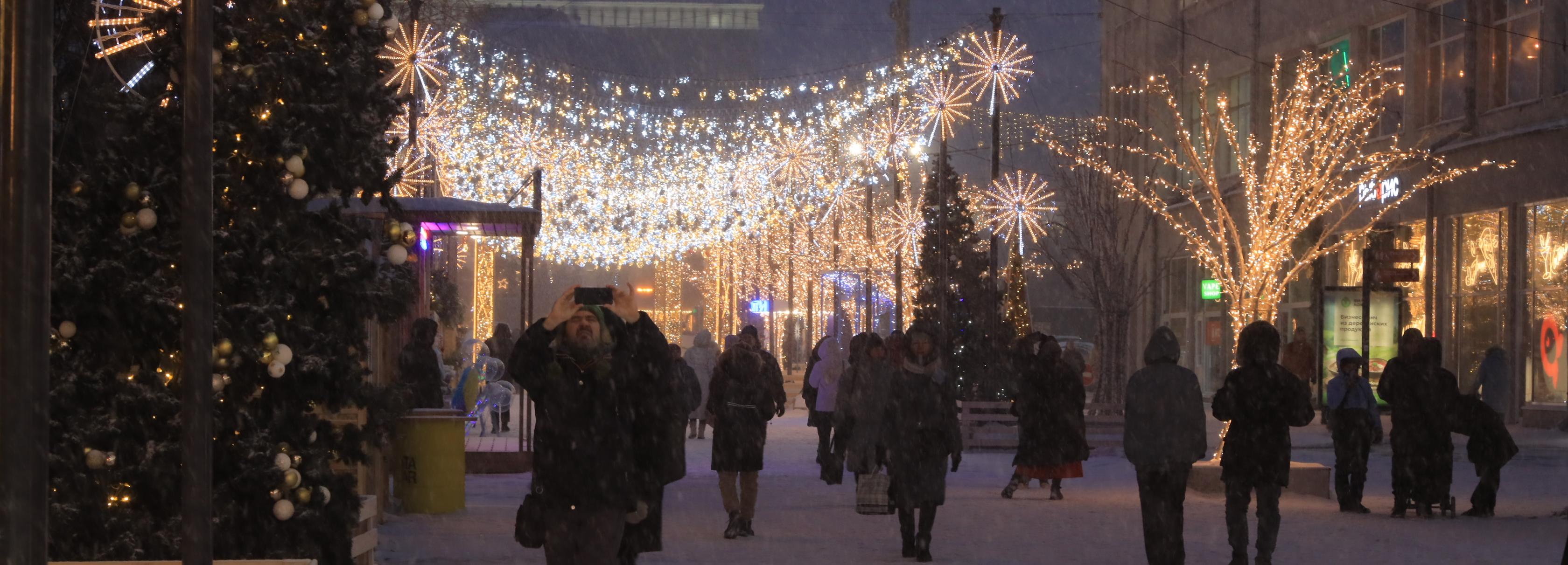 Улица Ленина станет пешеходной для празднования Нового года