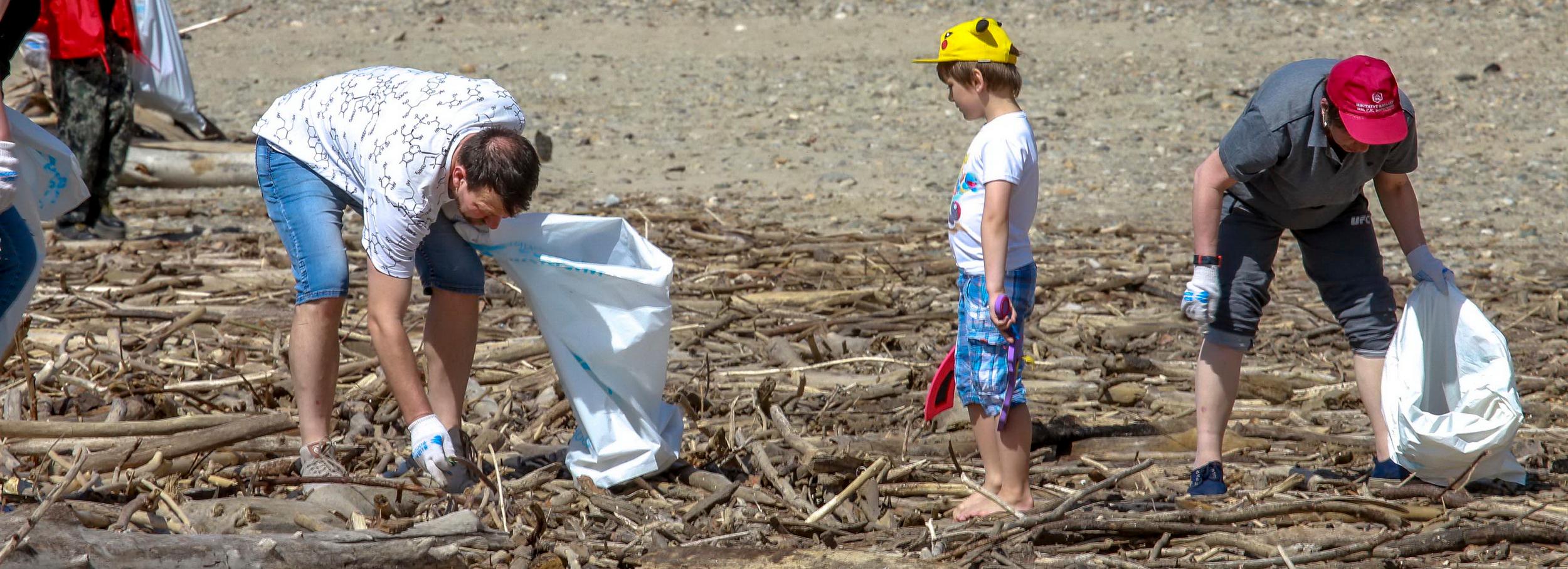 На уборку берега Оби у Заельцовского парка зовут новосибирцев