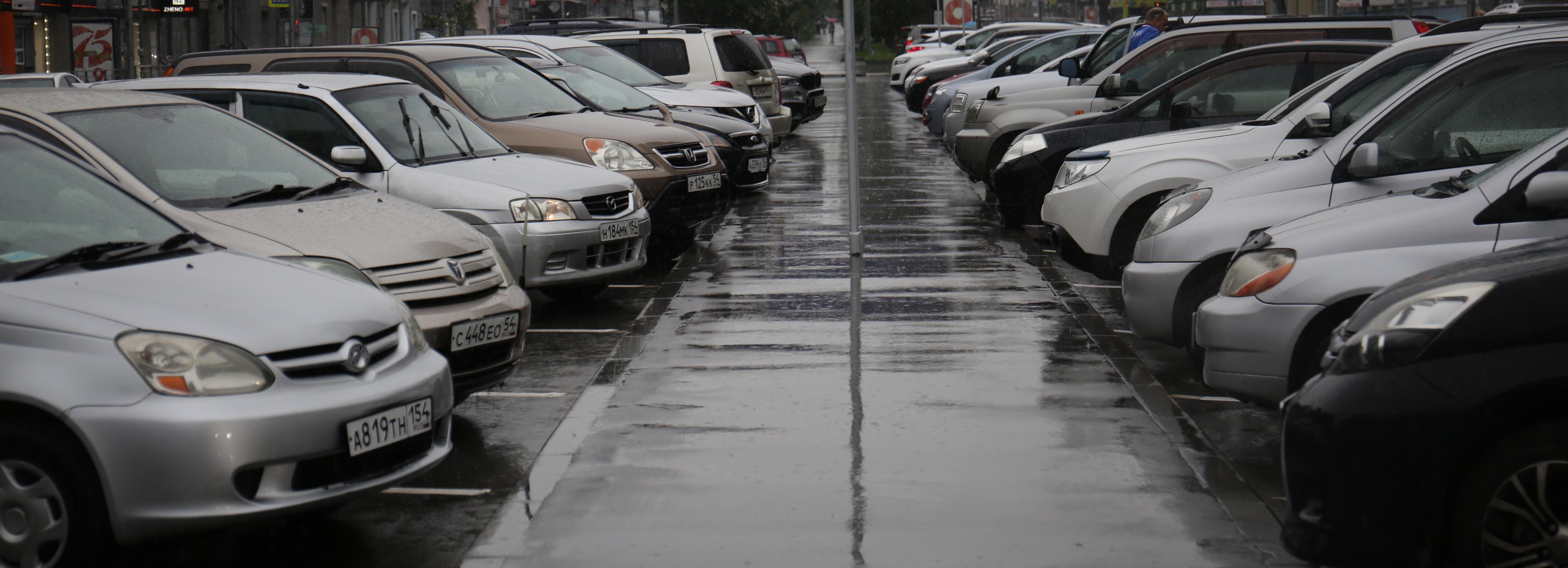 Парковку на Красном проспекте можно оплатить через приложение Сбербанка