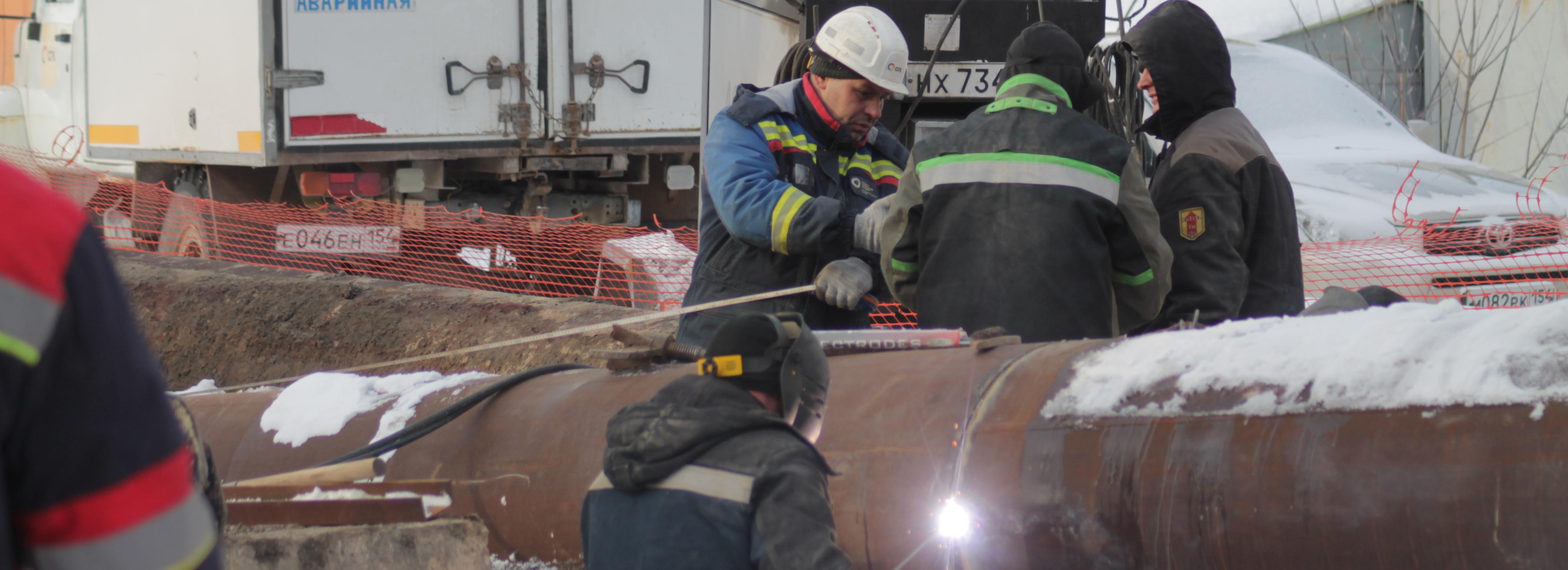 На Пархоменко закончили ремонтировать повреждённую теплотрассу