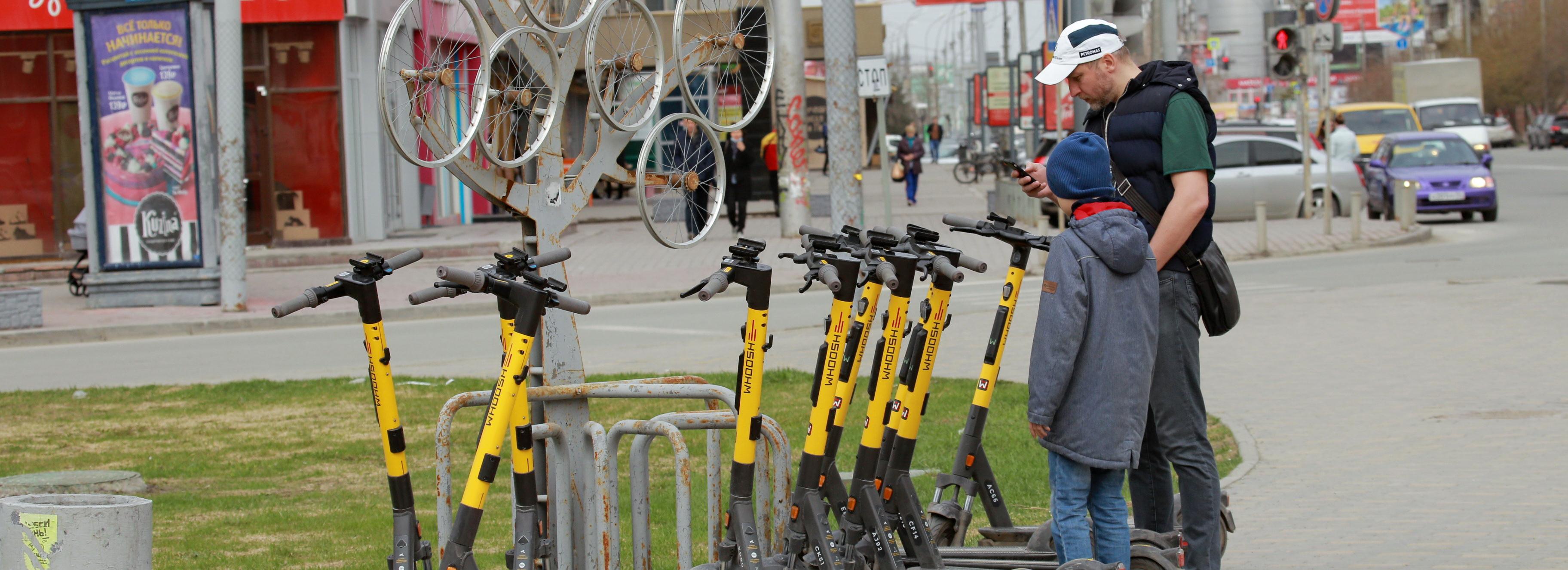 Whoosh могут оштрафовать на 100 тысяч за незаконную парковку самокатов