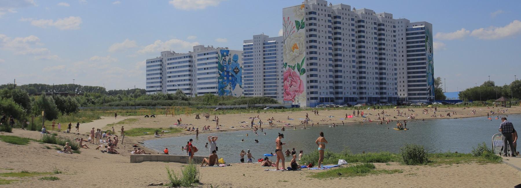 Сотни человек в день купаются в самом опасном водоёме Новосибирска