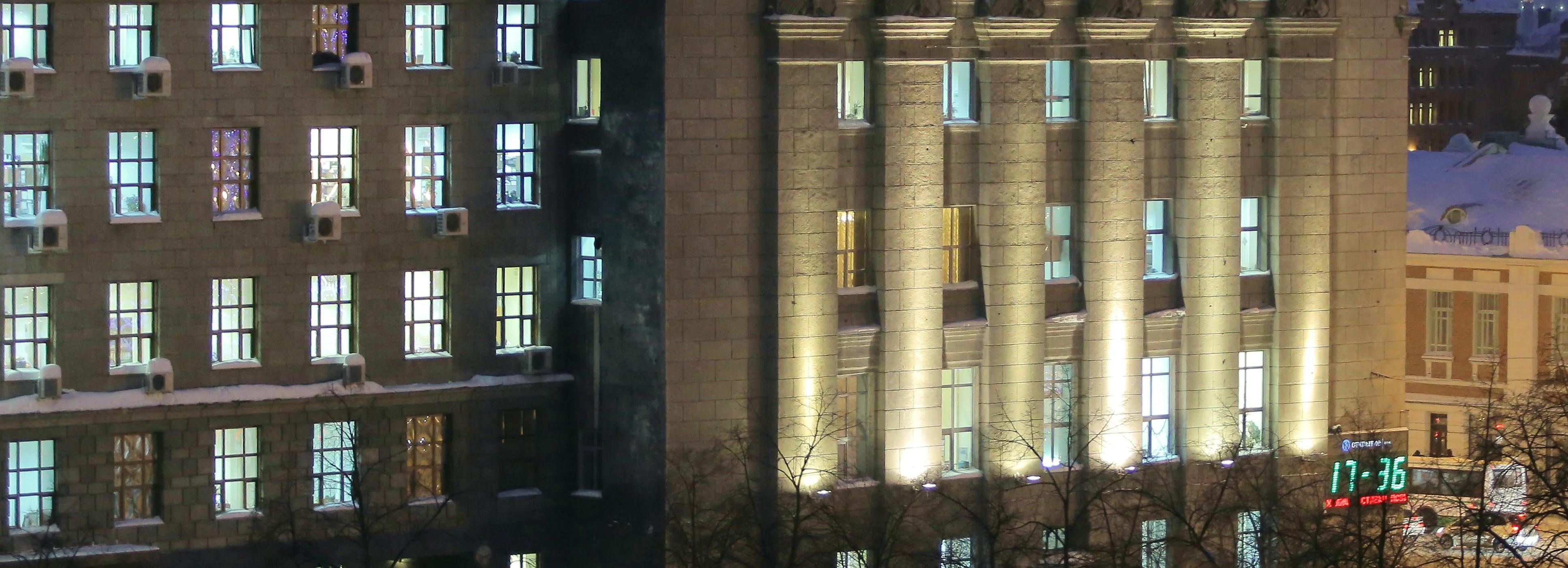 Подсветку на здании мэрии Новосибирска отключат в «Час Земли»