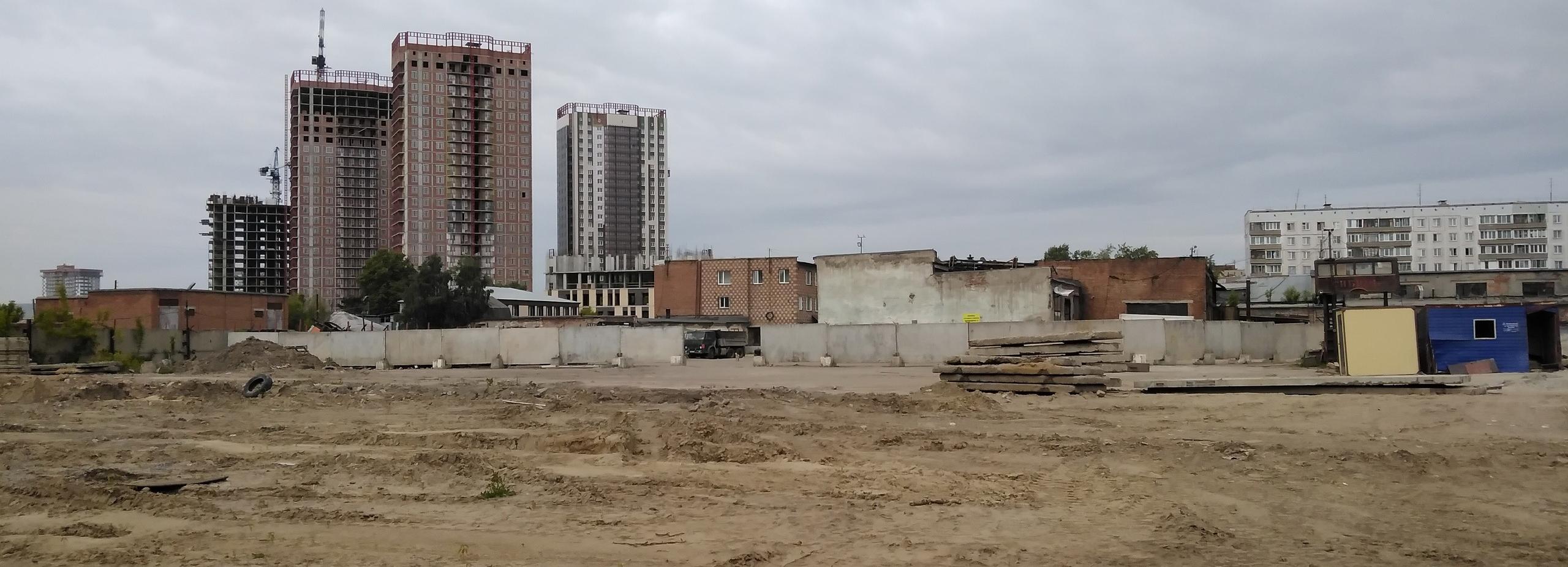 Территорию воинской части в Новосибирске расчистили под жилой комплекс