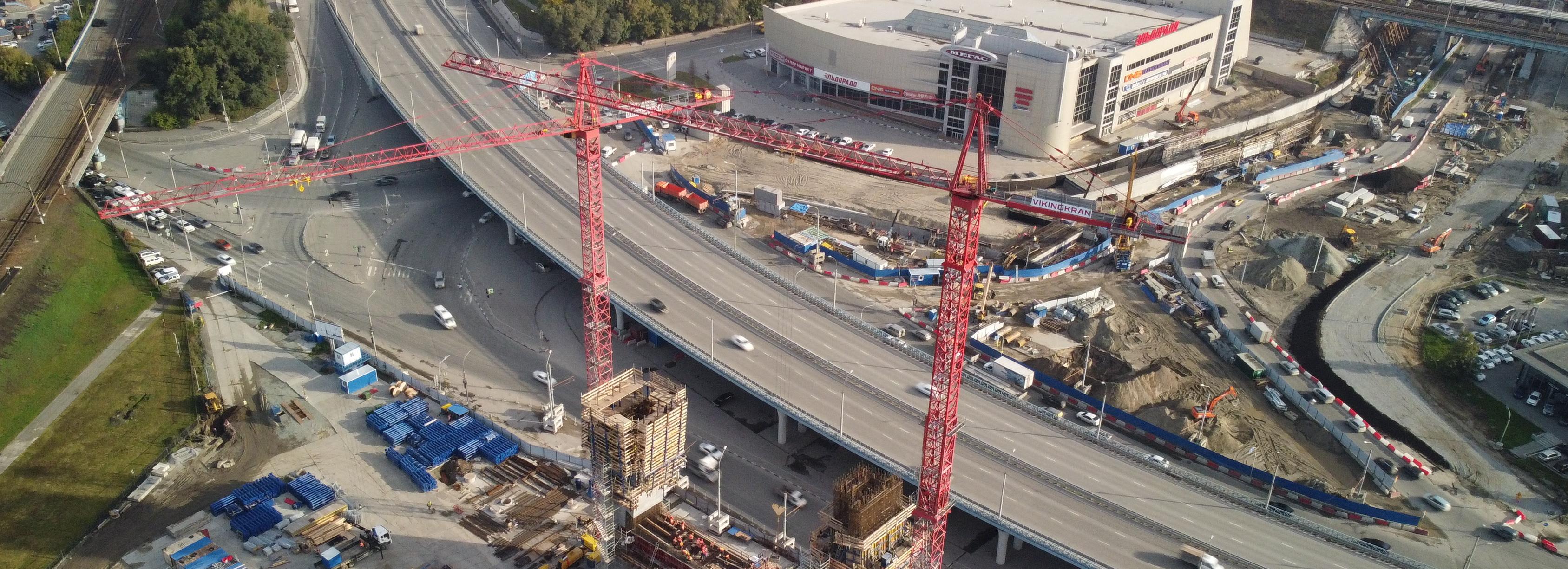 Второй съезд с четвёртого моста в Новосибирске откроют в декабре