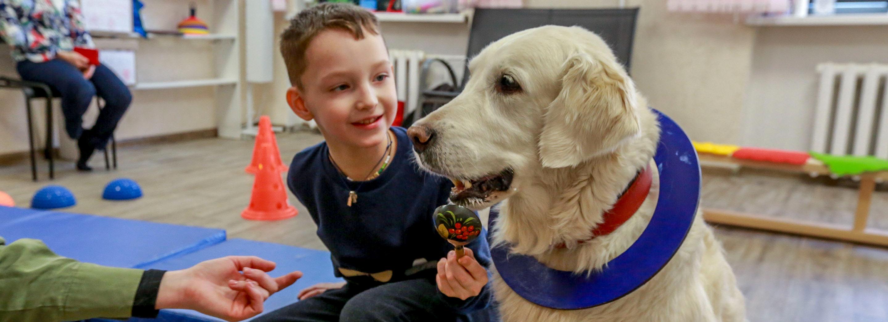 Терапевты с хвостами: как четыре собаки в Новосибирске лечат детей
