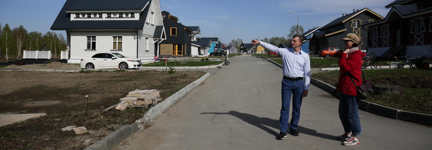 Деревня с космическим парком растёт в пригороде Новосибирска