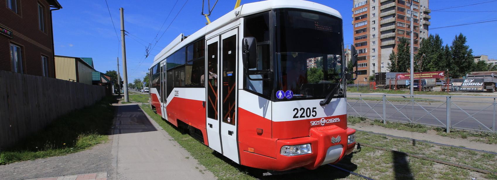 В Новосибирске обкатывают новый трамвайный маршрут на правом берегу