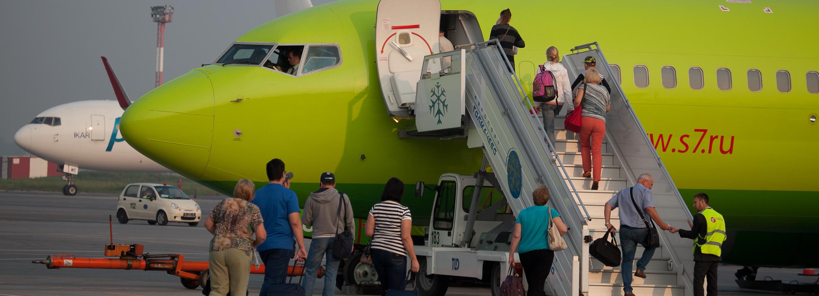 Пассажирке S7 не хватило места на борту самолёта из Новосибирска в Сочи