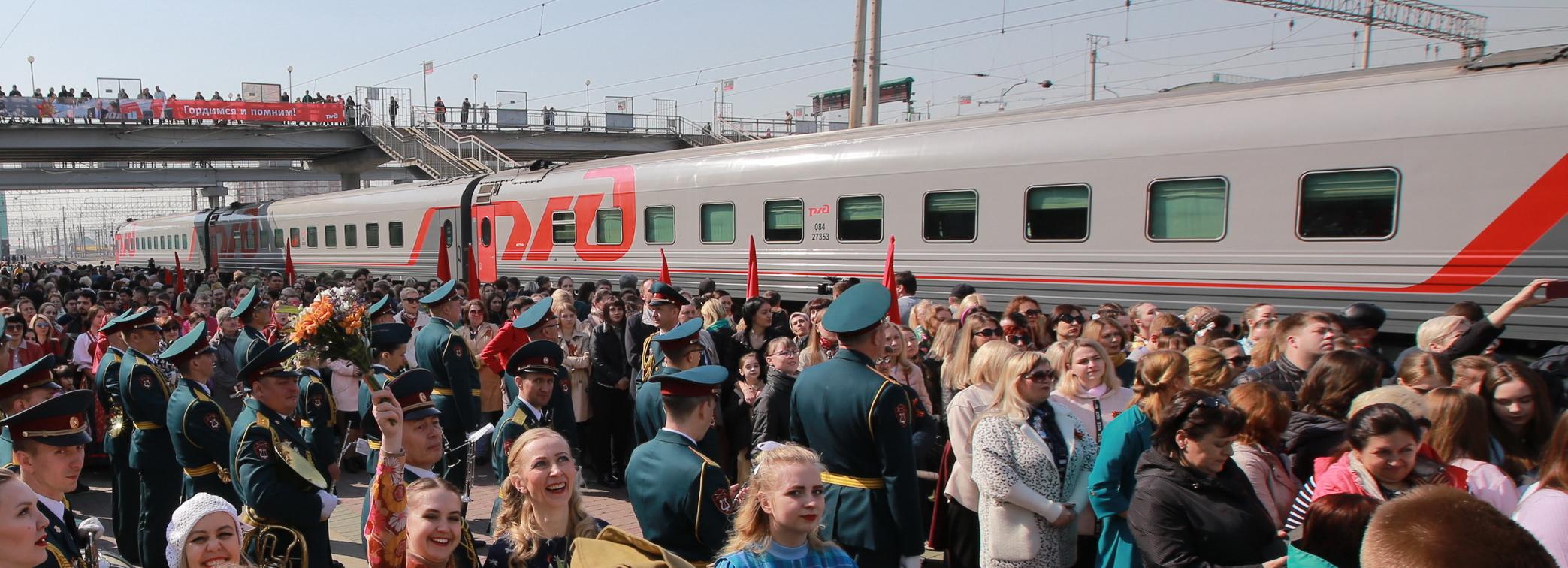 Поезд-музей минобороны простоит полдня в Новосибирске