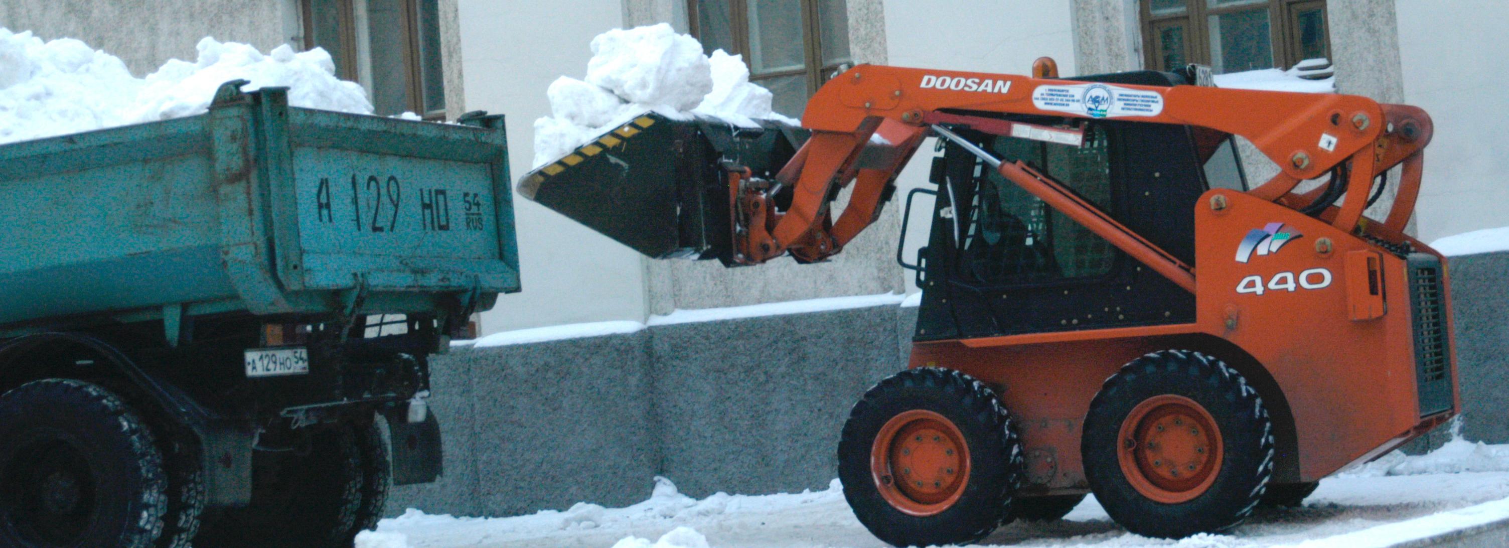 Где будут убирать снег 7 марта в Новосибирске — список улиц