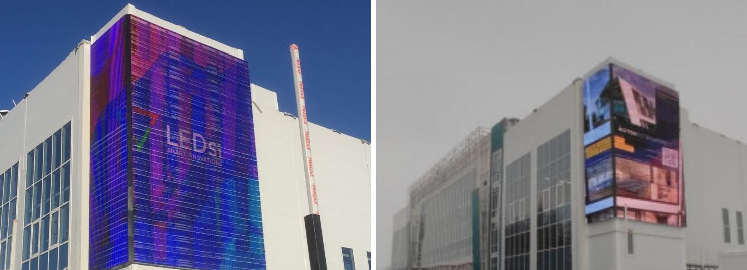 Выдерживающий 55-градусные морозы медиафасад установили на бассейне СКА