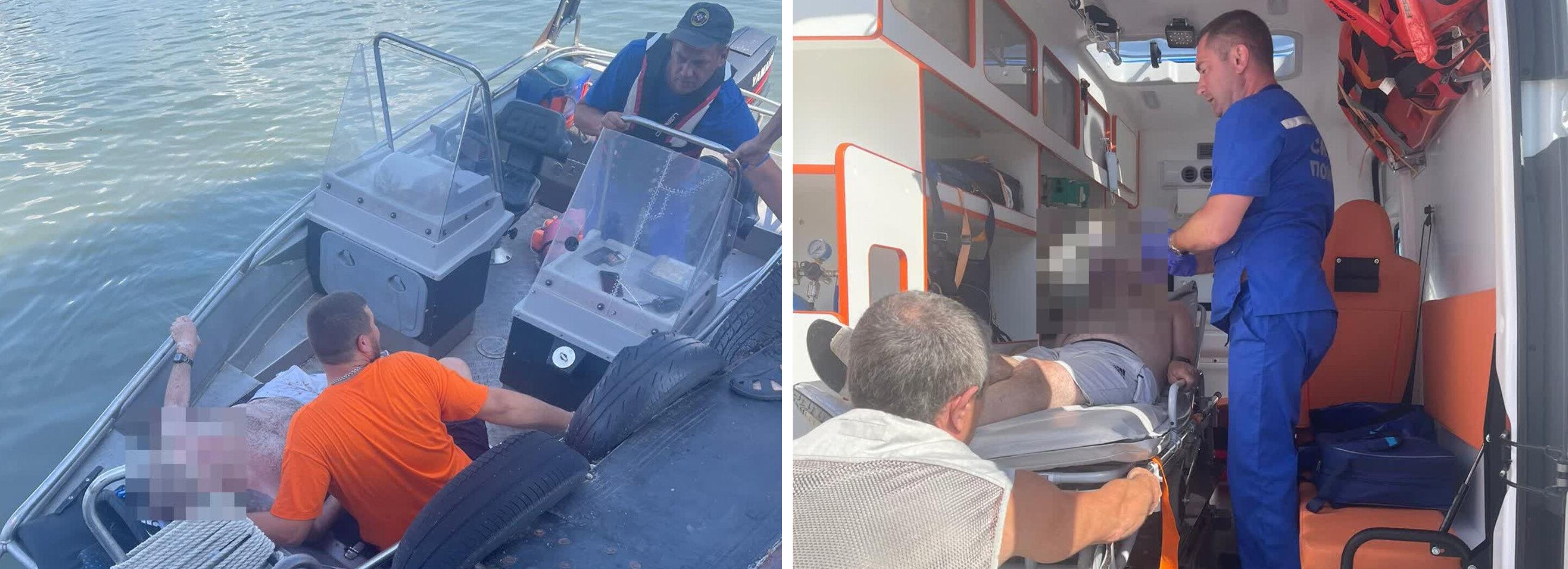 Группа машущих руками очевидцев помогла спасти тонущего на ОбьГЭСе