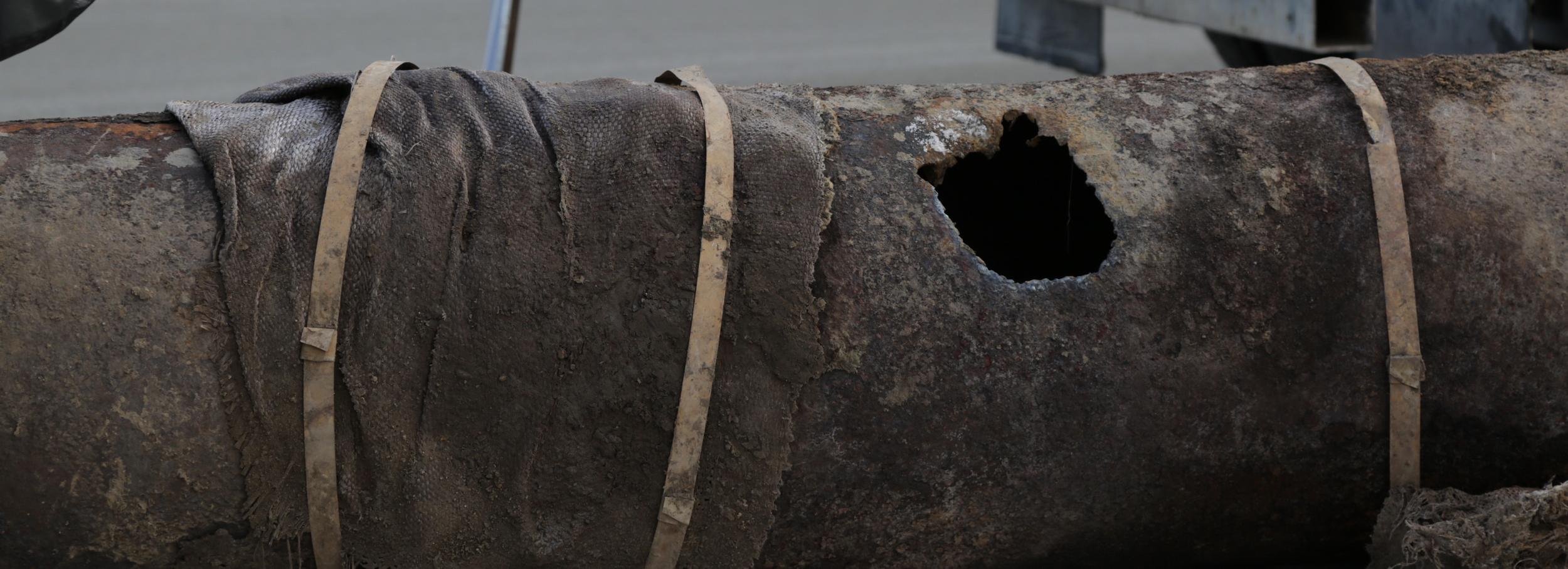 Перекрёсток у Центрального парка раскопали на две недели