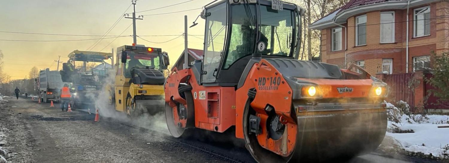 Больше сотни дорог обновили к зиме в частном секторе Новосибирска