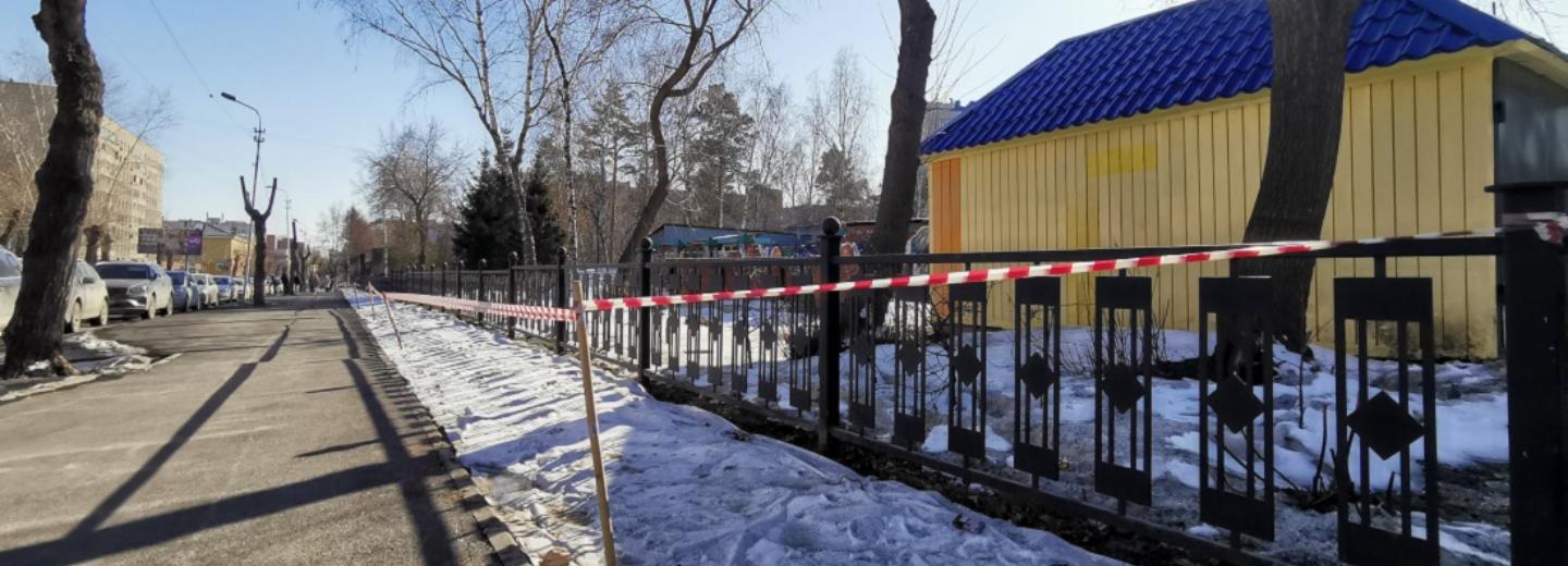 Мятликом и овсяницей засеяли газон у Центрального парка