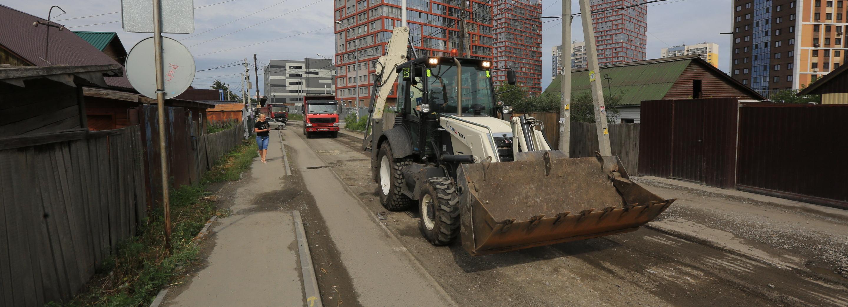 615 метров дороги у «Ясного берега» отремонтируют раньше срока