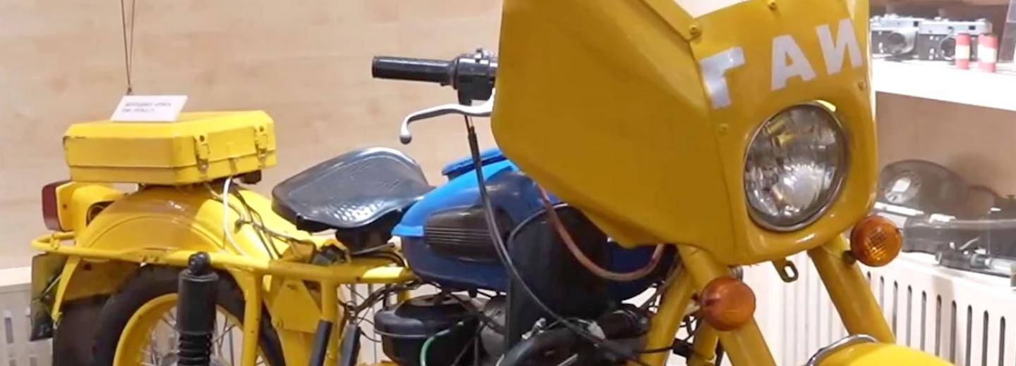 Легендарный жёлтый «Урал» показывают на выставке об истории милиции