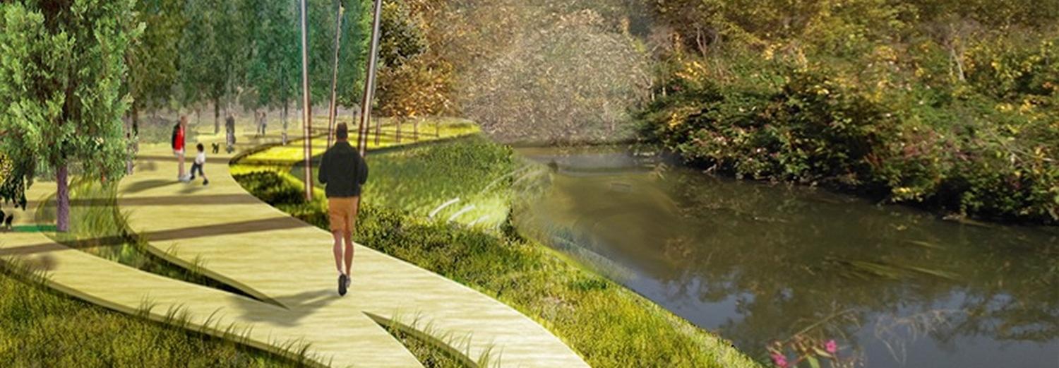 Для парка у реки Каменки в Новосибирске начали создавать проект