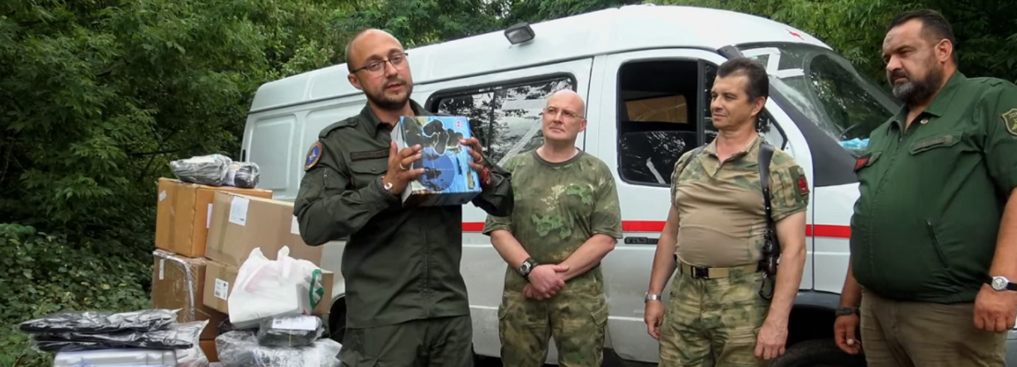 Бинокль от Олега Хорошунова передали военным медикам в зоне спецоперации