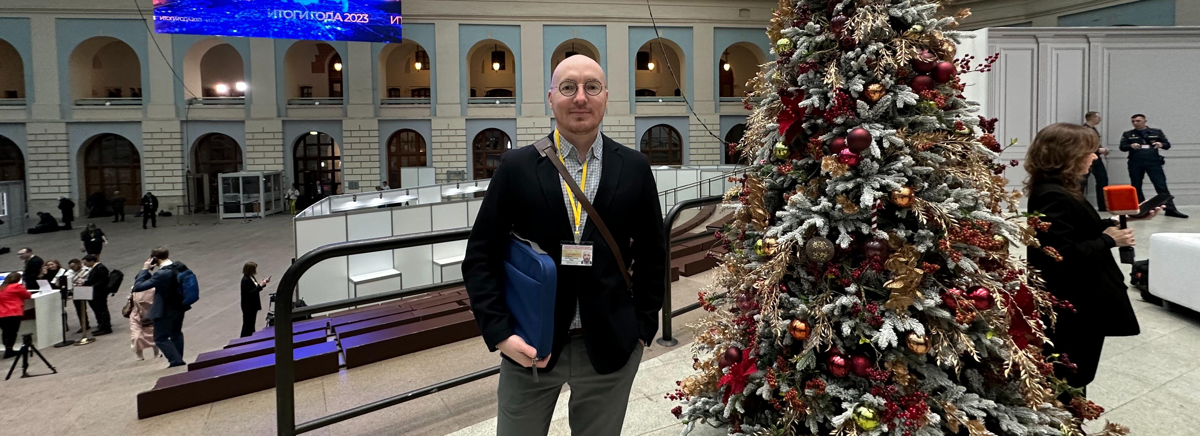 Главный редактор Горволны приехал на пресс-конференцию к Путину