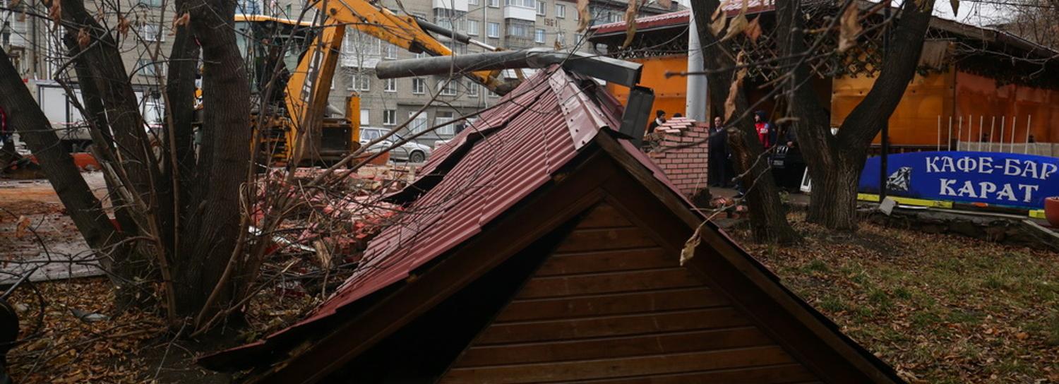 Заброшенный сквер восстановят на месте снесённого кафе «Карат»