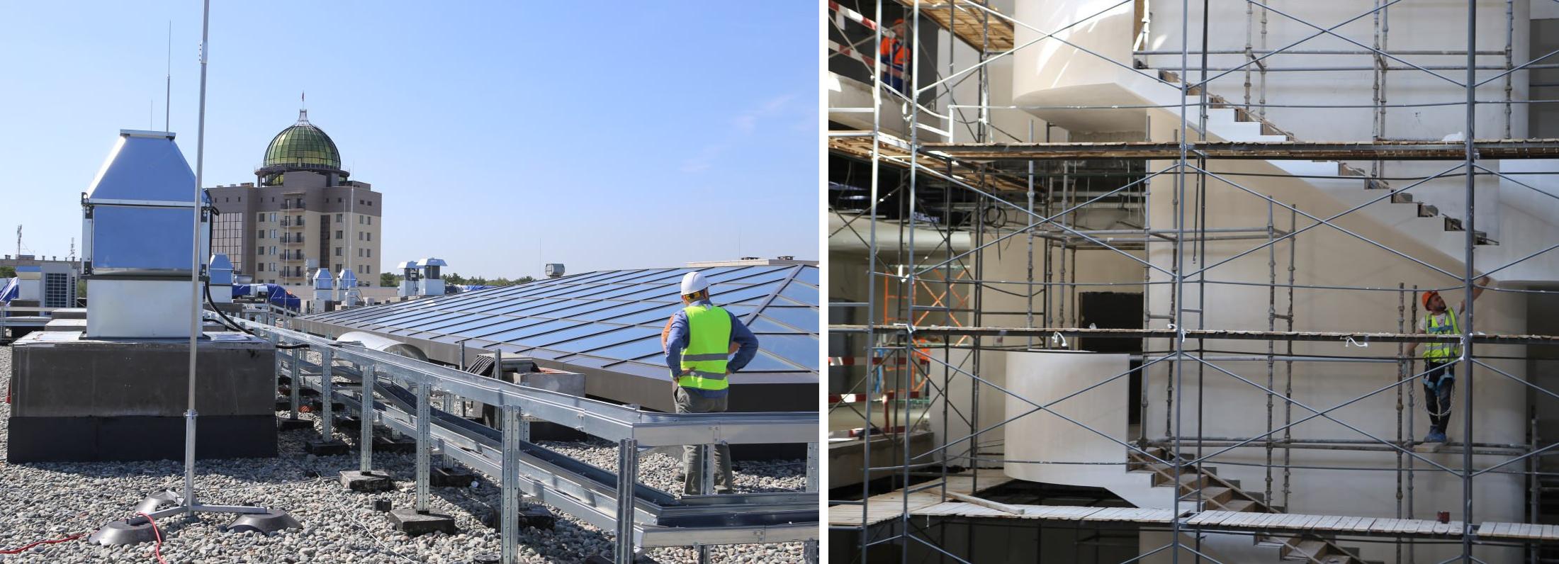 В корпусе поточных аудиторий кампуса НГУ начали чистовую отделку