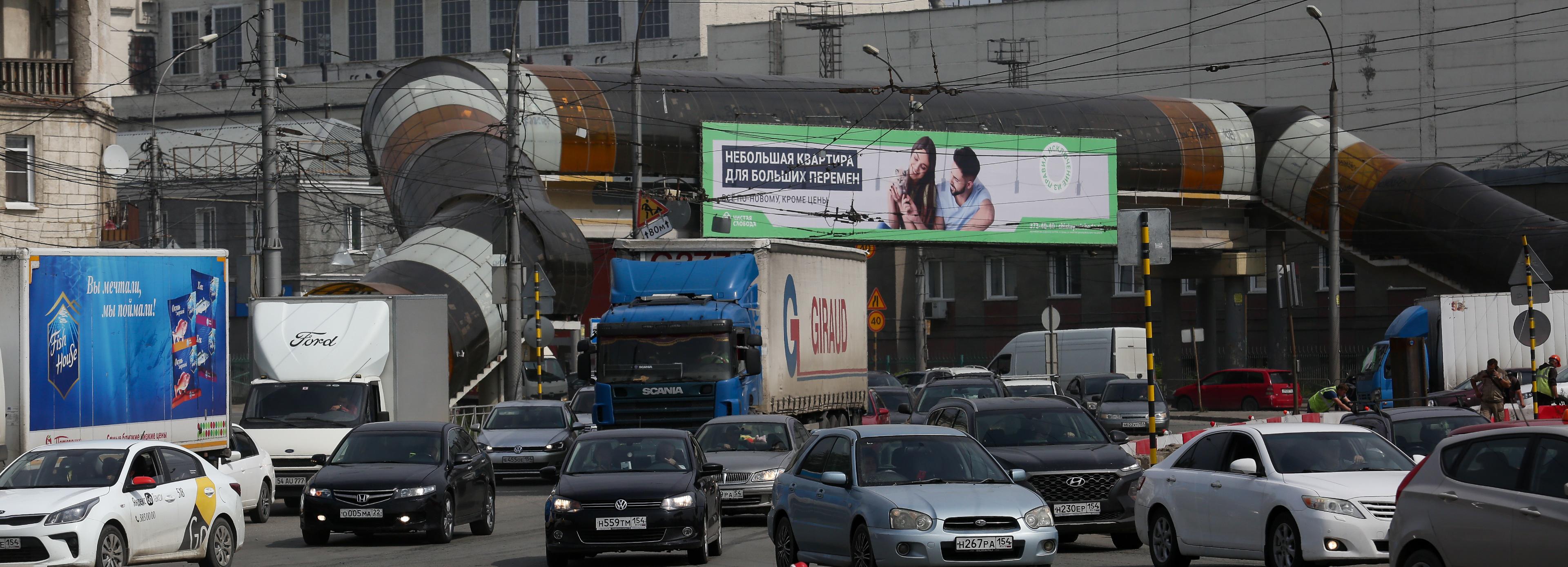 Три пешеходные эстакады построят на площади Энергетиков в Новосибирске