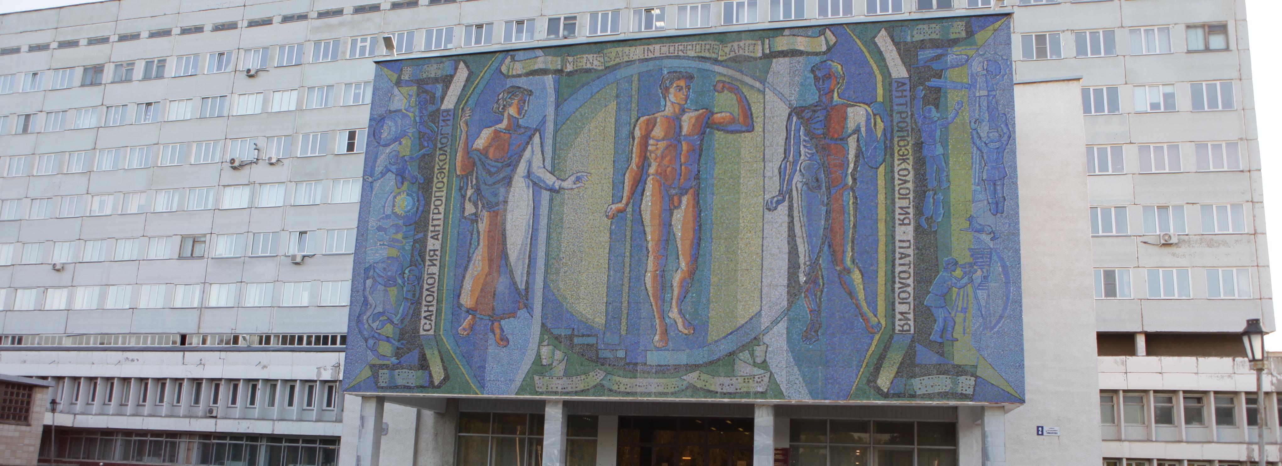 В Новосибирске огромную мозаику о медицине просят признать памятником