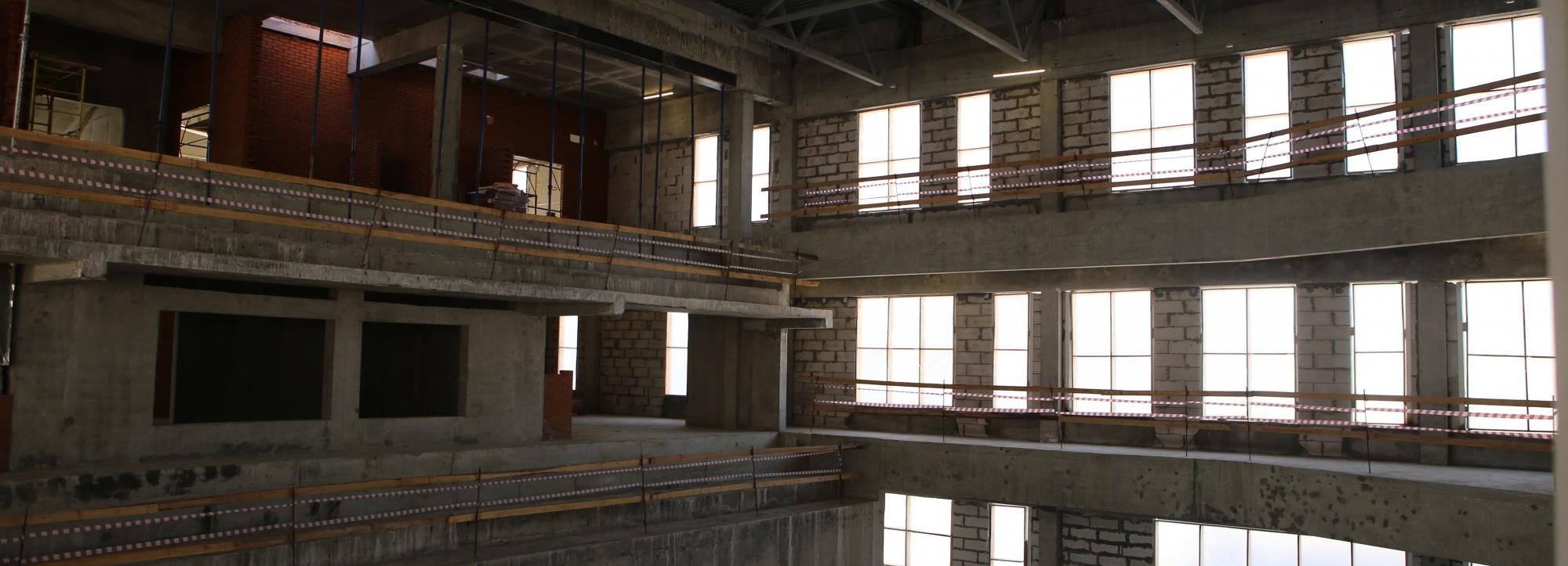 Строительство первой очереди нового кампуса НГУ прошло экватор