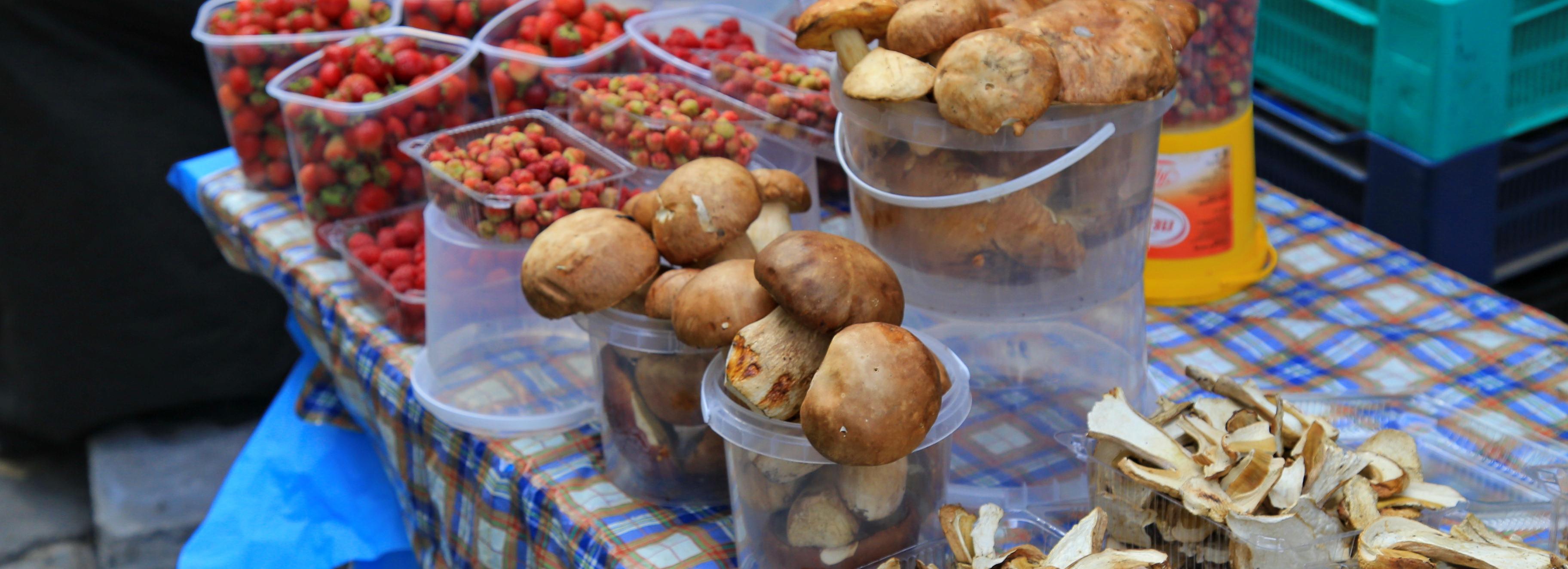 Продавцы грибов жалуются на низкий спрос