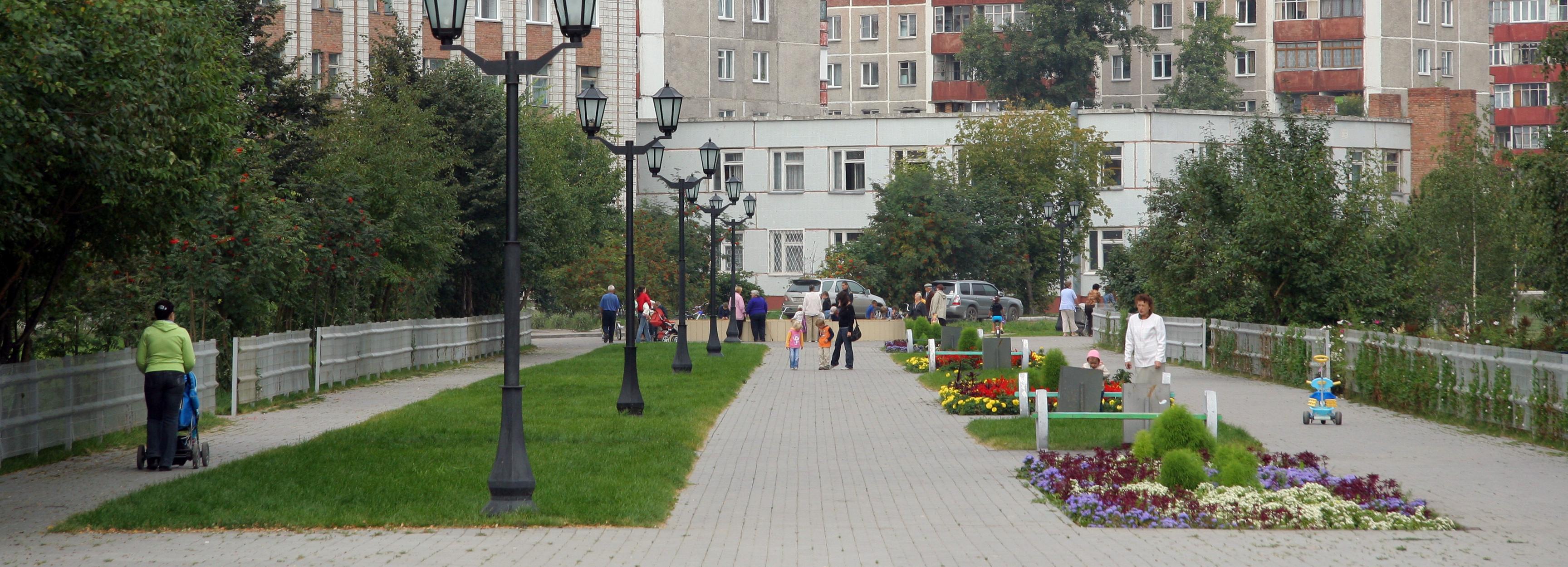 Аварийные деревья сносят на бульваре Победы в Новосибирске