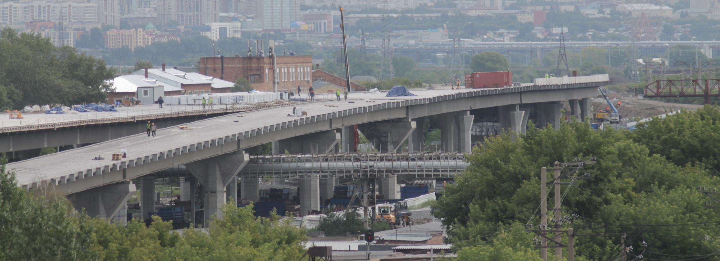 С дрона показали готовность четвёртого моста и развязок в Новосибирске