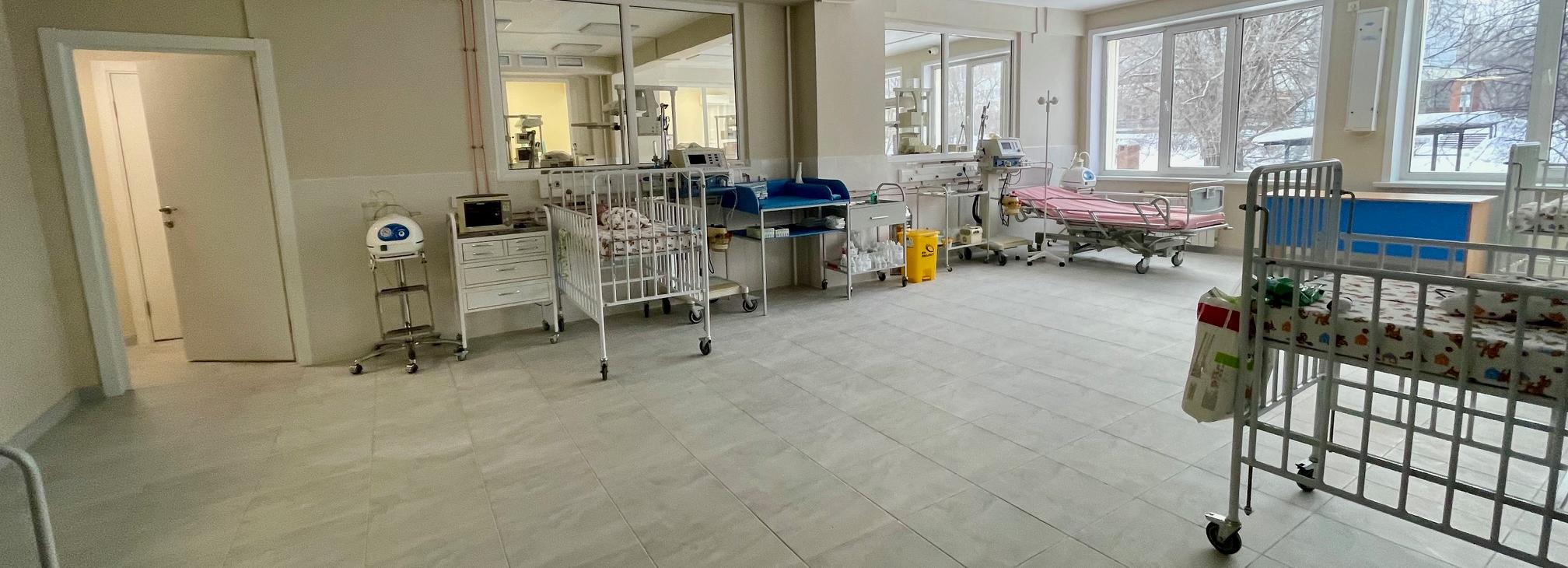 В детской инфекционной больнице отремонтировали отделение реанимации