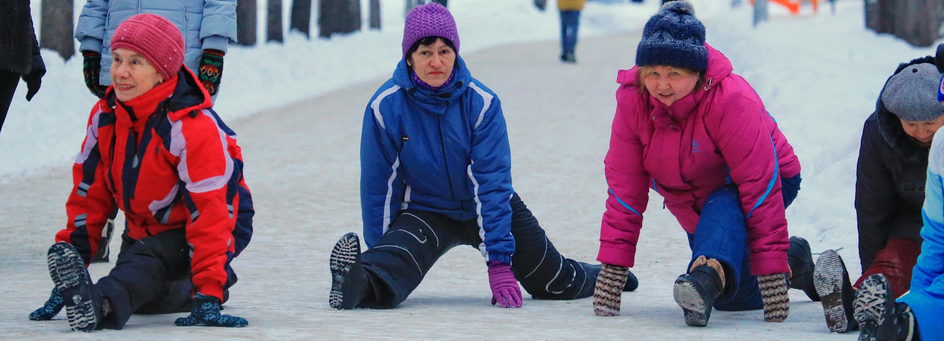 Морозы не отменят занятия парковой гимнастикой в Новосибирске