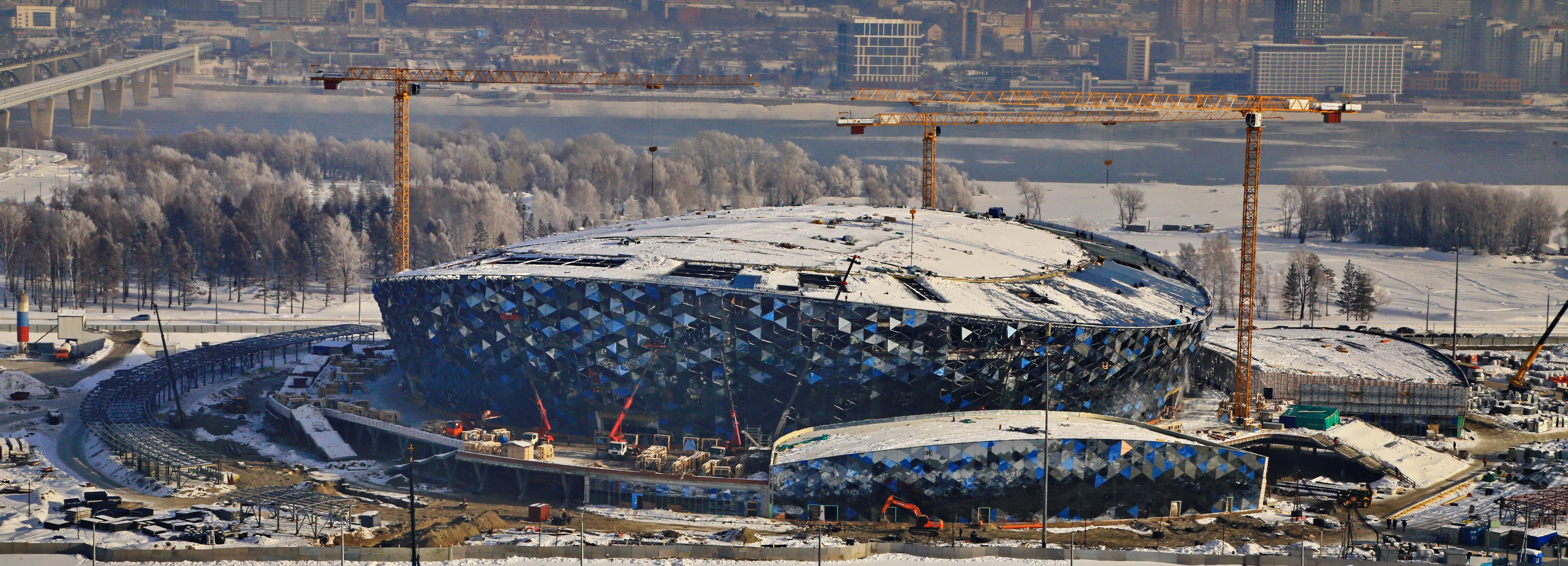 Главную арену ЛДС в Новосибирске подключат к теплу в начале марта