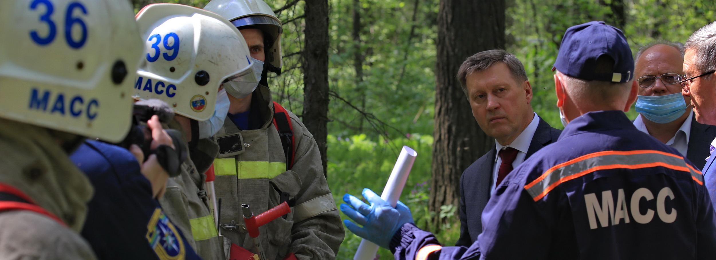 Город в дыму: мэр поручил помочь тушить пожары под Новосибирском