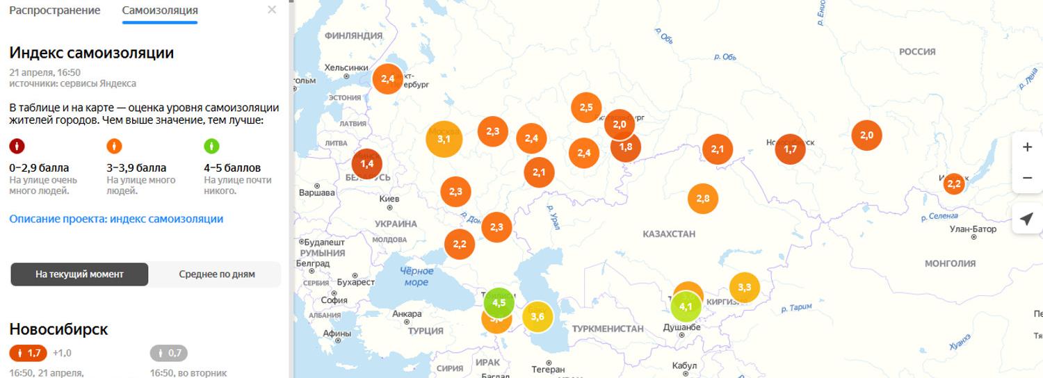 Новосибирск обновил антирекорд по самоизоляции с приходом жары