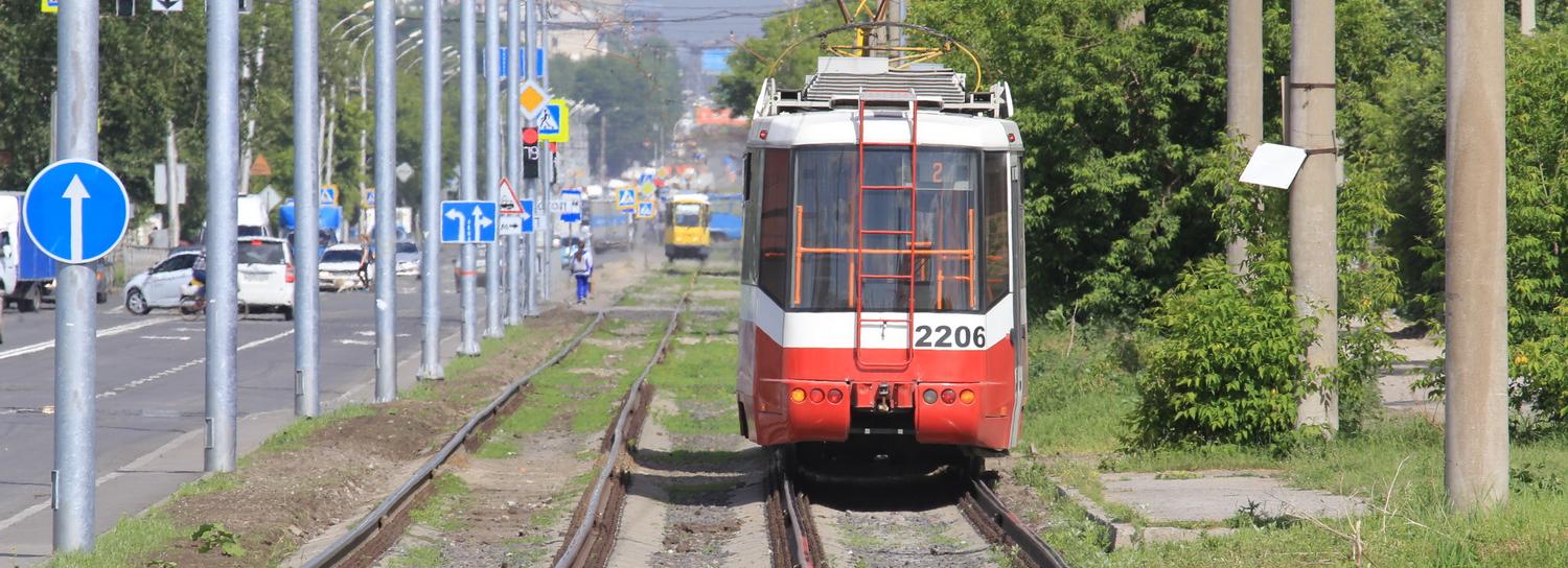 Два трамвая сократят маршрут из-за ремонта путей на ГБШ